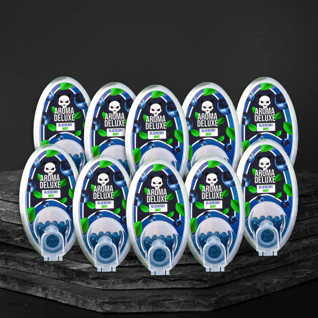 10er Blueberry Aromakugel Set