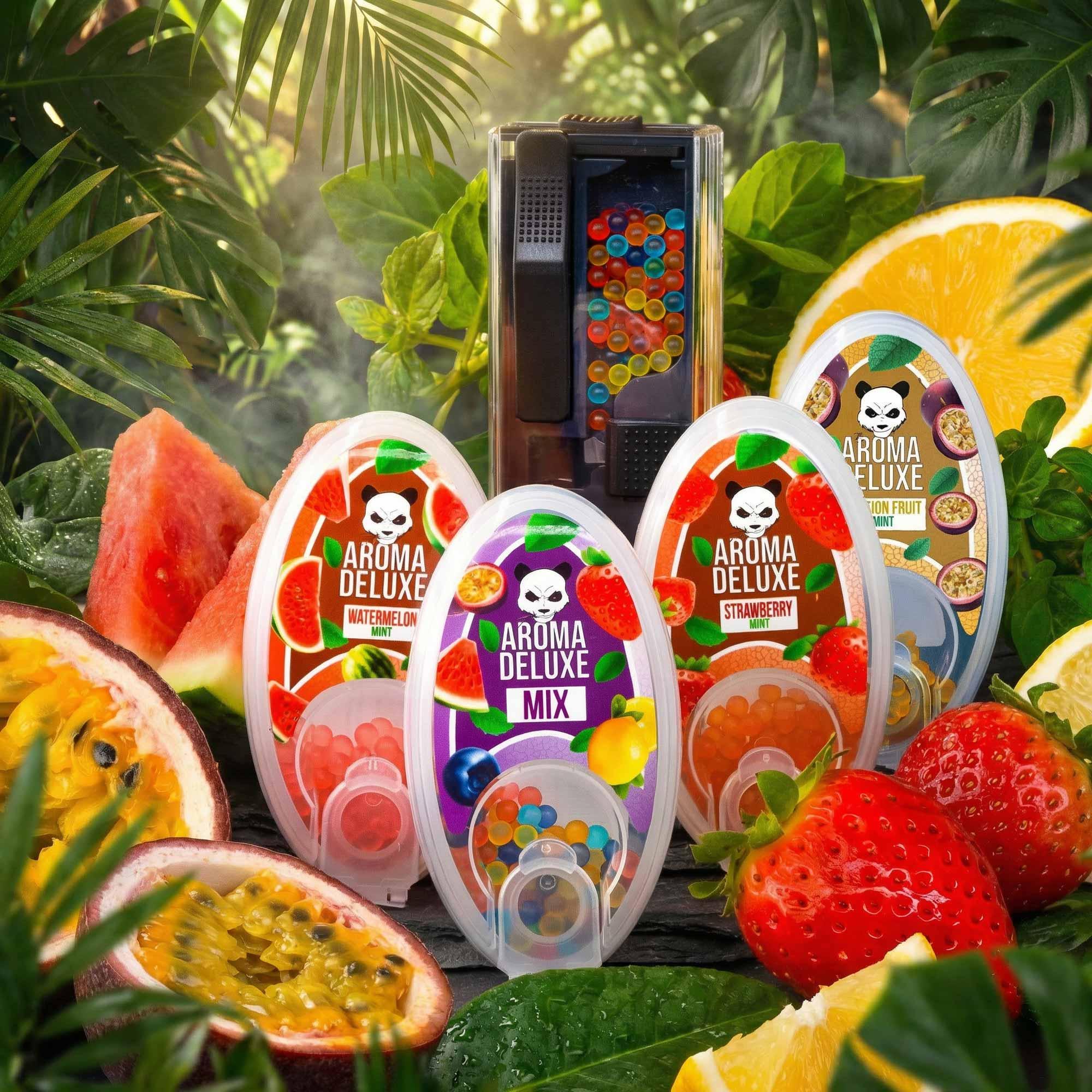 4er Aromakugel-Set + Applikator