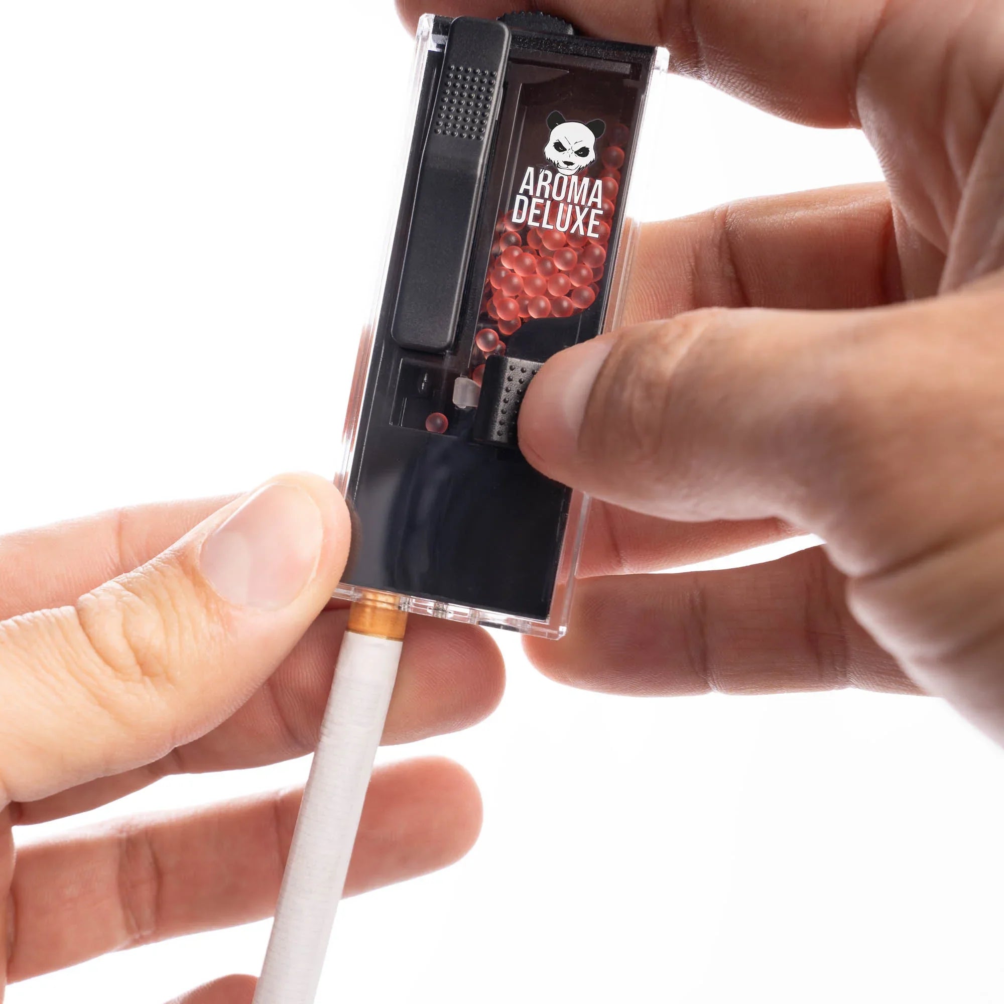 Schritt 3: Aromakugel in den Filter eindrücken